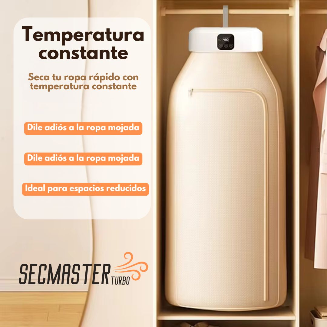 Secadora de Ropa Portátil SecMaster Turbo